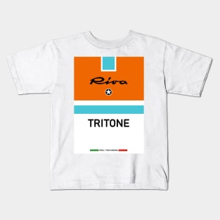 Riva Tritone Aquarama Italy Runabout Vintage Kids T-Shirt